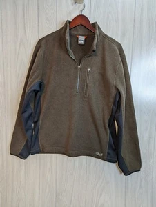 Vintage 90’s Nike Men's ACG Therma-Fit Fleece Jacket Size Medium M Brown Green - Picture 1 of 8