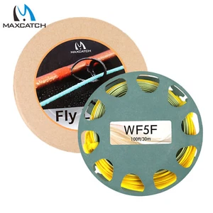 Maxcatch Gold Floating Fly Fishing Line WF2-9F 90/100FT with 2 Welded Loops - Picture 1 of 7