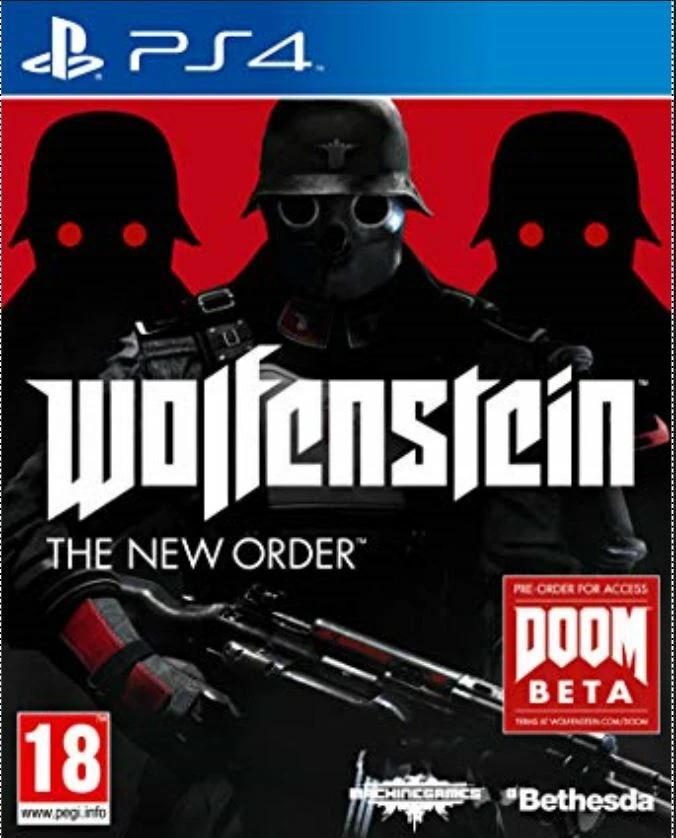 Wolfenstein The New Order PS4 Game RE UK PAL for Sony Playstation 4 - Image 1 of 1