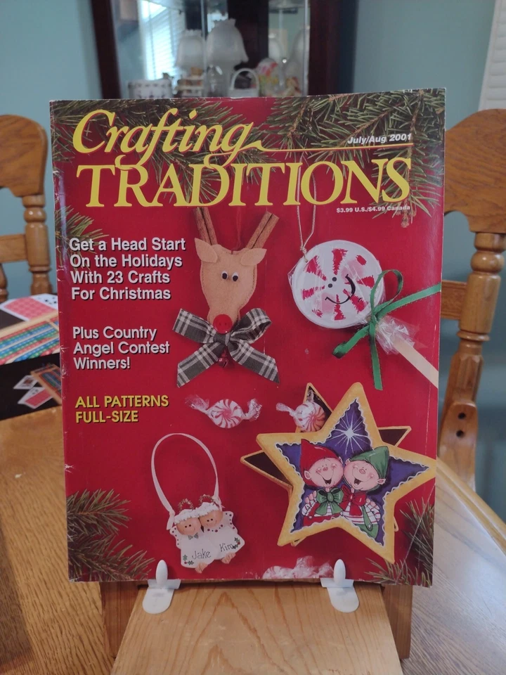 Crafting Traditions Magazine  July/Aug 2001 ALL PATTERNS FULL SIZE. AQ3 - Image 1 of 1