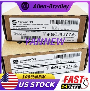 AB 1769-OB16P SER B CompactLogix 16 Pt D/O Module Brand New Free Shipping - Picture 1 of 4