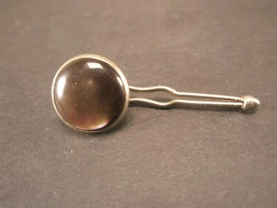 ÚNICO (1) 1/2" Gris Redondo Madreperla Vintage Formal Tux Camisa Stud c173 Foto 1 de 4