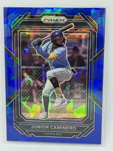 Junior Caminero Blue Ice Prizm 2023 Panini Prizm Baseball # 124 - Bild 1 von 2
