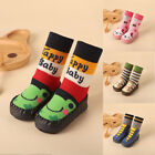 Cartoon Socks Shoes Anti-slip Crawling New Toddler Kids Slipper Boots Girls Baby