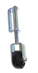 220 Lb Heavy Duty Gate or Door Caster - Spring Loaded - 4 Inch Fixed Wheel - Squ - Picture 1 of 7