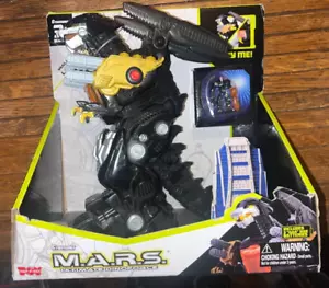 HAP-P-KID Cybotronix M.A.R.S. Ultimate Dinoforce NUEVO Robot Negro con Minifigura - Imagen 1 de 3