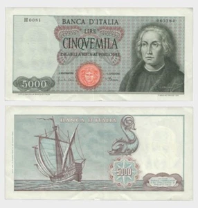 Italy - 1968 - 5000 Lire - "EF-" #CO1199 - Picture 1 of 4