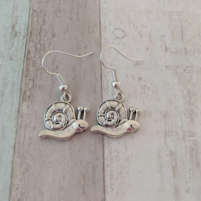 Orecchini Lumaca portafortuna Argento a chiocciola con monachella moda da Donna - Immagine 1 di 4