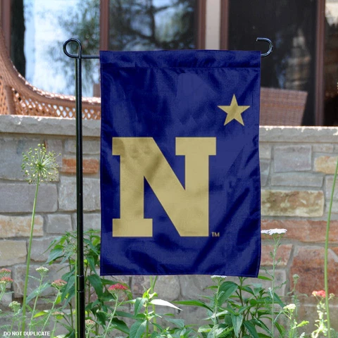 US Navy Midshipmen N-Star Garden Flag and Yard Banner Cover
