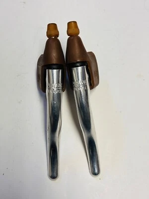 Palancas de freno MAFAC vintage con capós años 70, NOS Foto 1 de 4