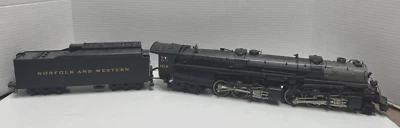 MTH PREMIER 20-3036-1 N&W 2-6-6-4 CLASS A STEAMER ENGINE #1218 & TENDER LNIB - Image 1 of 4