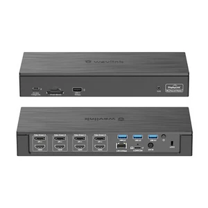 Quad Monitor USB C Docking Station 18-IN-1 180W Power Adapter 2.5G RJ45 USB 3.0 - Picture 1 of 9