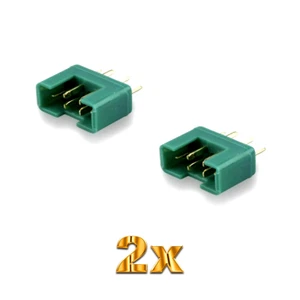 2x Stück MPX Male Stecker Hochstromstecker Multiplex Style M6 Polig P6 Buchse RC - Bild 1 von 1
