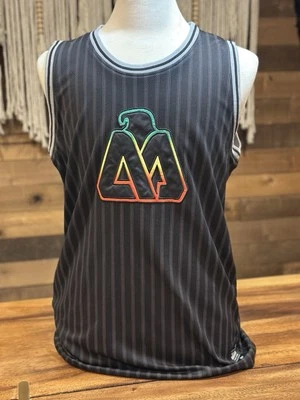 Matix All Scars Jersey VTG Men’s L Skateboarding Brandon Biebel Rasta Basketball - Image 1 of 4