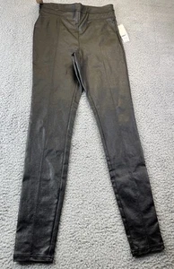 NWT Anna & Ava Women’s  Sz Medium Black Fuax Leather Glittery Skinny Legs Pants - Bild 1 von 7