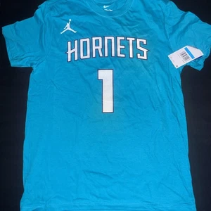 Camiseta Jordan NBA Charlotte Hornets Lamelo Ball #1 Talla Mediana - Imagen 1 de 5