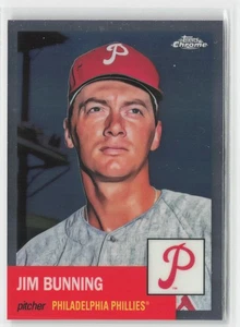 Jim Bunning 2022 Topps cromo platino aniversario #415 Phillies - Imagen 1 de 2