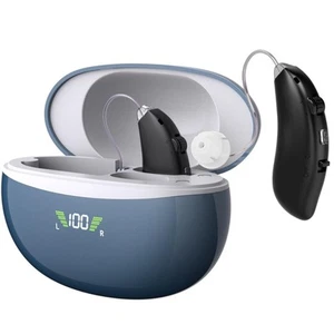 Rechargeable Hearing Aids for Seniors Adults - Noise Cancelling - Wireless Ch... - Picture 1 of 7