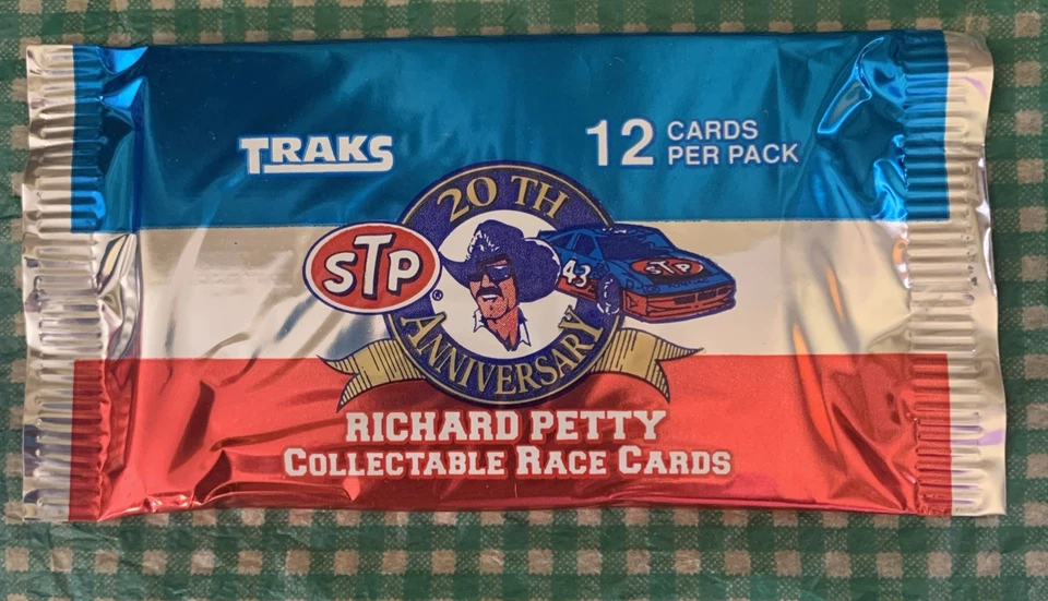 1991 Traks Richard Petty 20th Anniversary NASCAR Racing Cards Pack NEW/SEALED - Image 1 of 3
