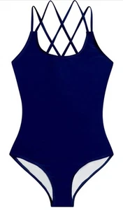 Traje de baño Kanu Surf Niñas Reese UPF 50+ Playa Deporte Entrecruzado Una Pieza, Talla 14 - Imagen 1 de 1
