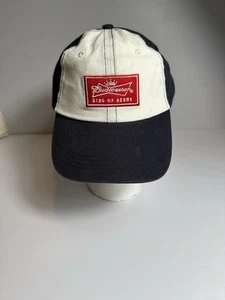 Cappello vintage Budweiser King Of Beers berretto blu Anheuser - Busch - Foto 1 di 5