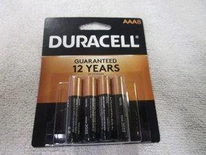 Duracell AAA 1.5V Alkaline Batteries, Power Boost, 8-Pack Sealed And Brand New - Picture 1 of 2