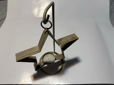 Candelabro de hierro forjado STAR colgante luz de té primitivo rústico Foto 1 de 4