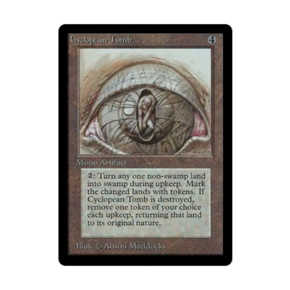 WOTC MtG Beta Cyclopean Tomb (R) Fair - Image 1 of 1