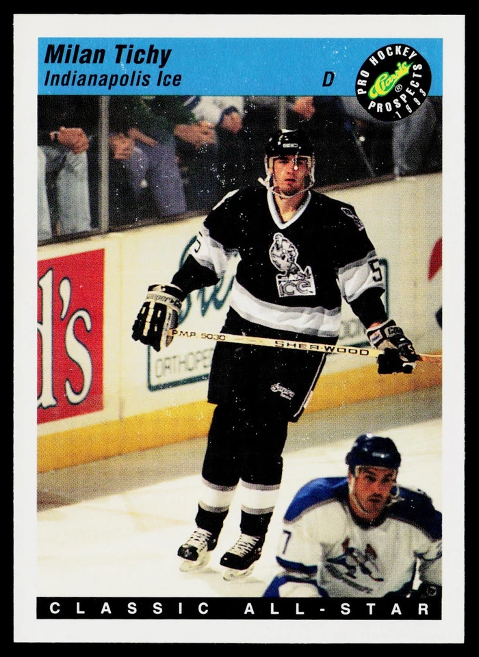 1993 Classic Pro Prospects #25 Milan Tichy Indianapolis Ice - Image 1 of 2