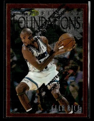 1996-97 Finest #238 Glen Rice Card Charlotte Hornets - Image 1 of 2