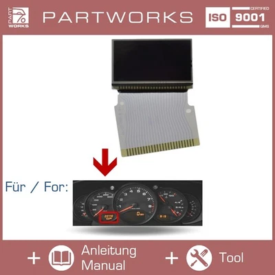 Pantalla velocímetro para PORSCHE 996 Boxster 986 cuadro de instrumentos ordenador de a bordo IZQUIERDA Foto 1 de 4