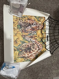 Jane Gaston Good Nature Designs Pairs Giraffe Poster 1990 - Picture 1 of 3