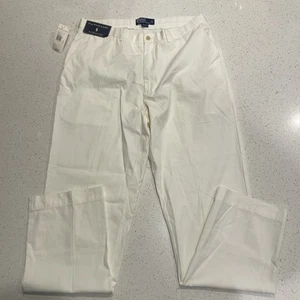 Polo Ralph Lauren The Prospect Pant Men’s Size 36x34 White Chino Pants NWT - Picture 1 of 5