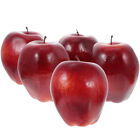 Sztuczne czerwone jabłka Sztuczne owoce Dekoracja Rekwizyt Dom Kuchnia Realistyczny-IO