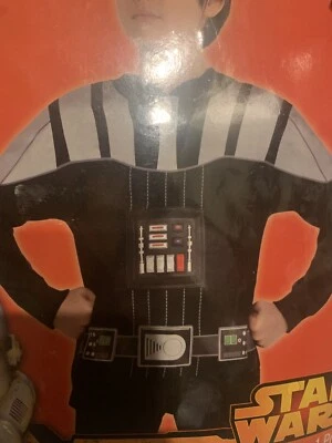 NIP Star Wars Darth Vader Costume Hooded lJacket Child Size L/XL Zipper - Image 1 of 4