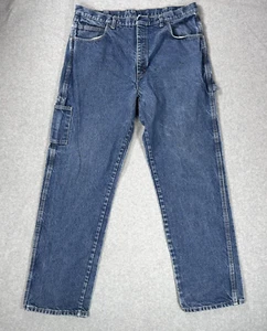 Bulwark FR Flame Resistant Carpenter Jeans Mens Tag 38x34 Actual 36x31 Med Wash - Picture 1 of 13