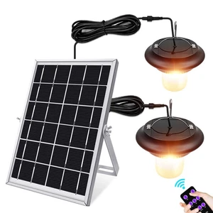 Solar angetriebene hängende leichte Außen-/Innenhängellicht mit Fernbedienung - Bild 1 von 15