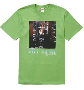 Supreme Christopher Walken King of New York SS19 Green Tee Size M - Picture 1 of 4