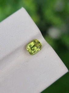 Tourmaline Stone Natural Yellowish Green Untreated Loose Faceted Afghanistan - Picture 1 of 4