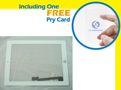 NUEVO Panel Digitalizador Blanco Pantalla Táctil Vidrio con Marco Medio Bisel Para iPad 3  Foto 1 de 3