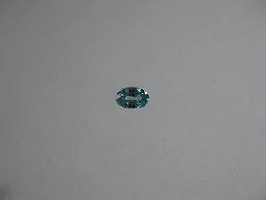 Natural Blue Zircon Oval W 3.17 x L 4.91 MM. Weight .34 Carats. Loose Gemstone. - Picture 1 of 3