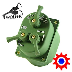 Master Light Switch (24v-Green); Common ; 7368702 MS51113-1 5930-00-307-8856 - Picture 1 of 9