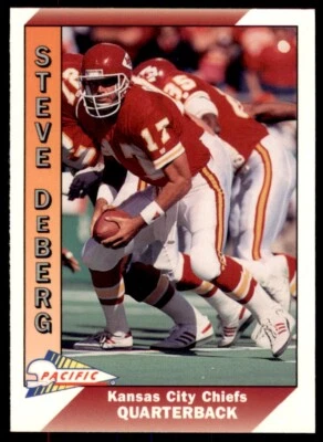 1991 Pacific Steve DeBerg . Kansas City Chiefs #207 - Image 1 of 2