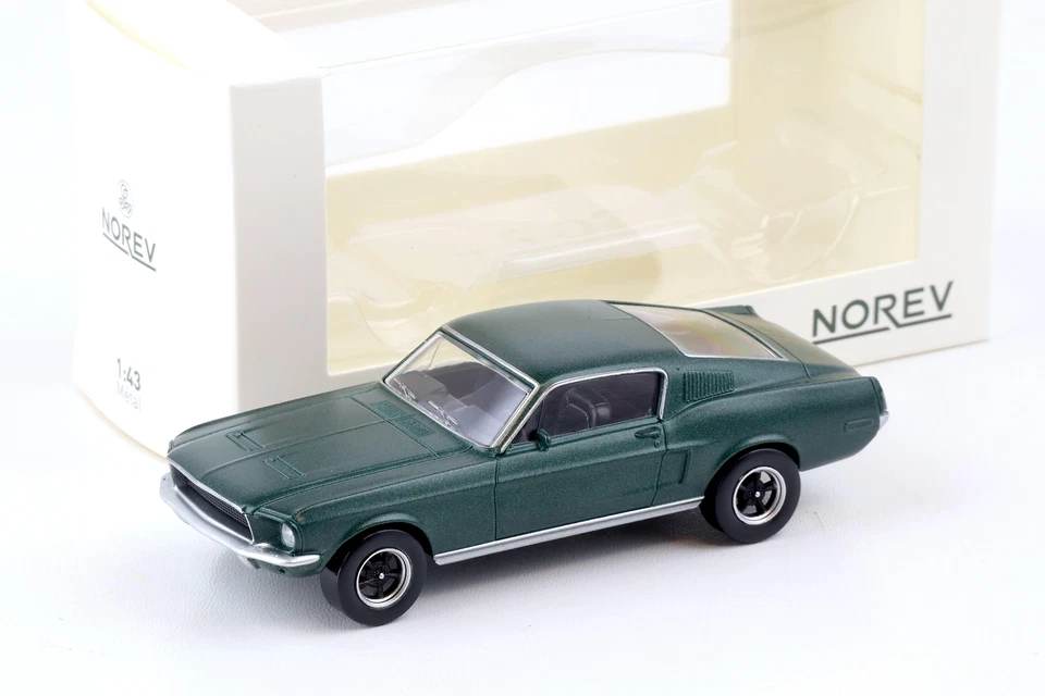 NOREV 270583 FORD USA - MUSTANG GT FASTBACK COUPE 1968 - SATIN GREEN MET - 1/43