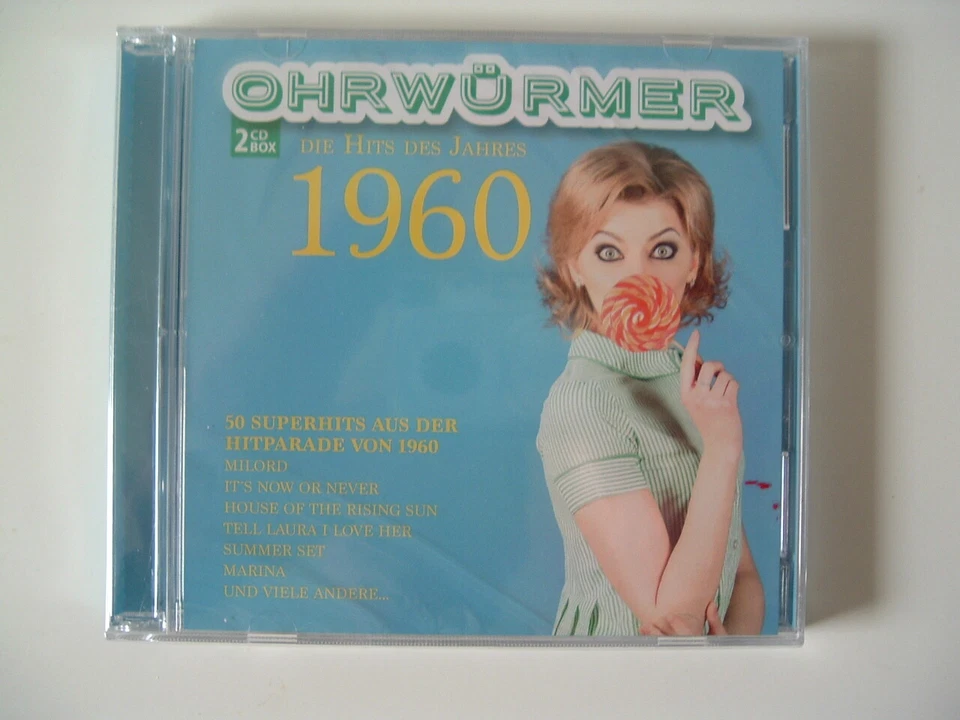 Ohrwürmer - Die Hits Des Jahres 1960, Neu OVP, 2 CD Set, 2019 - Bild 1 von 1