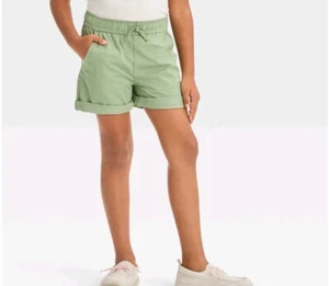 Boys' Pull-On Shorts - Cat & Jack Size XL 14 Green - Picture 1 of 2