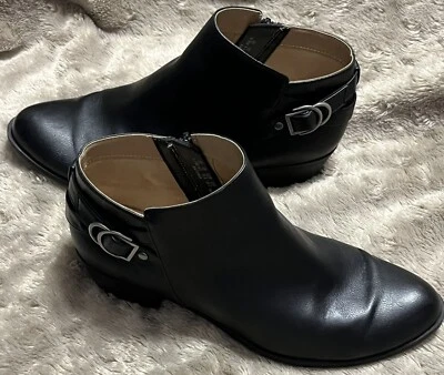 LifeStride Velocity 2.0 Antonio Black Ankle Boots Bootie Shoes Womens Size 9.5M - Image 1 of 4