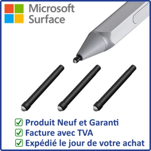 LOT DE 3 POINTES DE RECHANGE DU STYLET DE LA MICROSOFT SURFACE PRO 4 / 5 / 6 / 7 - Foto 1 di 2