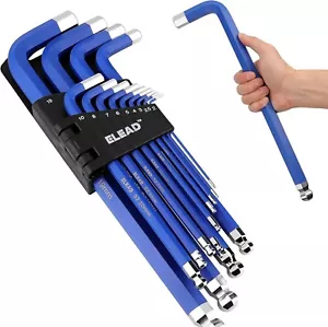 Extra-Large 13-Piece Hex Key Wrench Set for Automotive & Home Use | S2 Steel - Picture 1 of 11