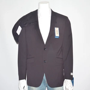 NWT KENNETH COLE REACTION Slim Fit Techni-Cole Stretch Red Black Suit 44S 37 x32 - Picture 1 of 10